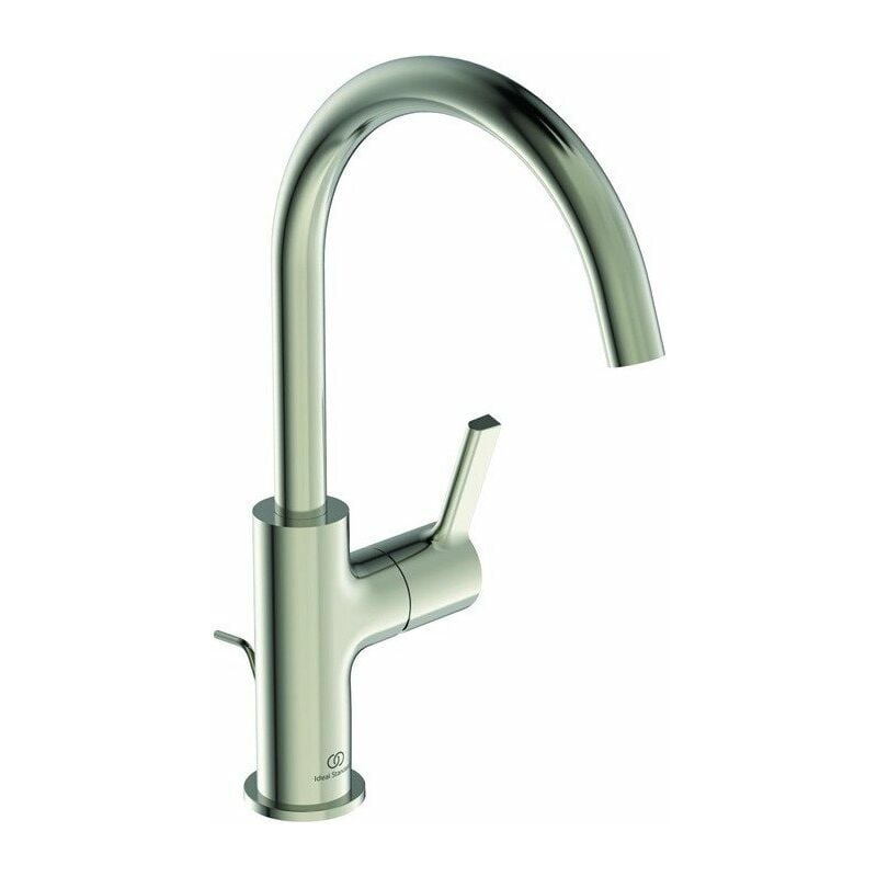 Ideal - Mezclador de lavabo JOY saliente 169 mm plateado Storm con caño alto, con vaciador STANDARD
Ideal - Mezclador de lavabo JOY saliente 169 mm plateado Storm con caño alto, con vaciador STANDARD