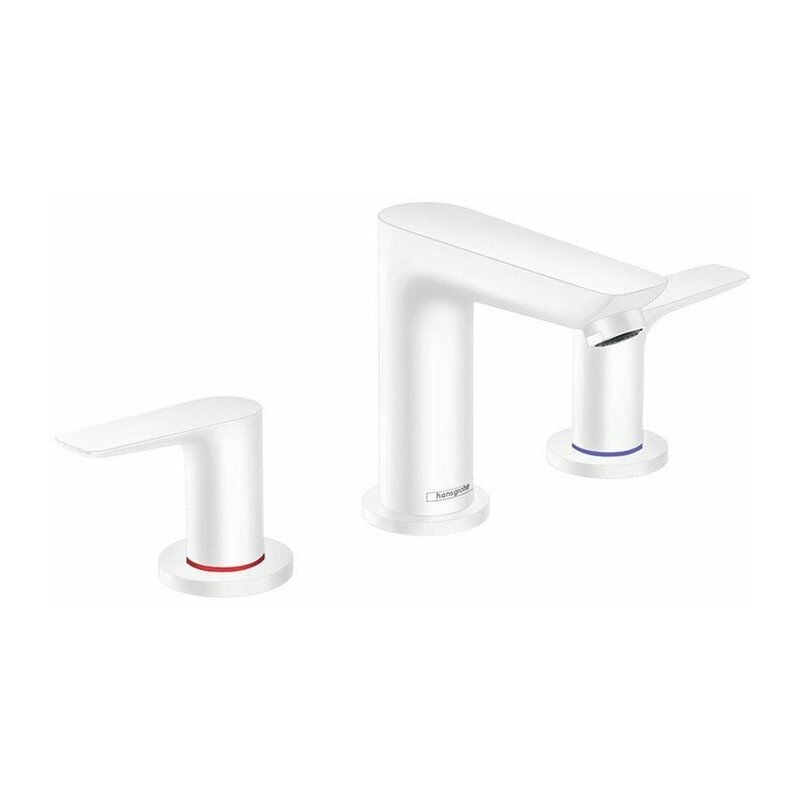 Hansgrohe - Mezclador monomando de lavabo 150, 3 orificios, con tirador y vaciador blanco mate
Hansgrohe - Mezclador monomando de lavabo 150, 3 orificios, con tirador y vaciador blanco mate
