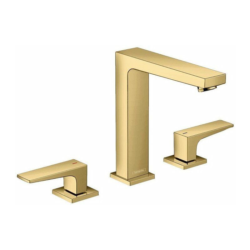 Hansgrohe - Mezclador monomando de lavabo 160, 3 orificios, manillas, desagüe PushOpen, acabado dorado pulido
Hansgrohe - Mezclador monomando de lavabo 160, 3 orificios, manillas, desagüe PushOpen, acabado dorado pulido