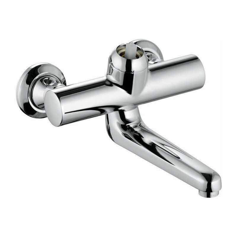 Mezclador monomando de pared PROVITA DN 15 saliente 255 mm, conexiones S con cerradura cromo KLUDI
Mezclador monomando de pared PROVITA DN 15 saliente 255 mm, conexiones S con cerradura cromo KLUDI