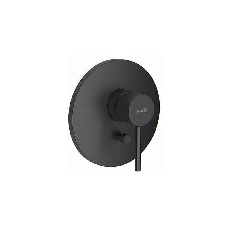 Mezclador monomando para bañera y ducha BOZZ negro mate para instalación empotrada KLUDI
Mezclador monomando para bañera y ducha BOZZ negro mate para instalación empotrada KLUDI