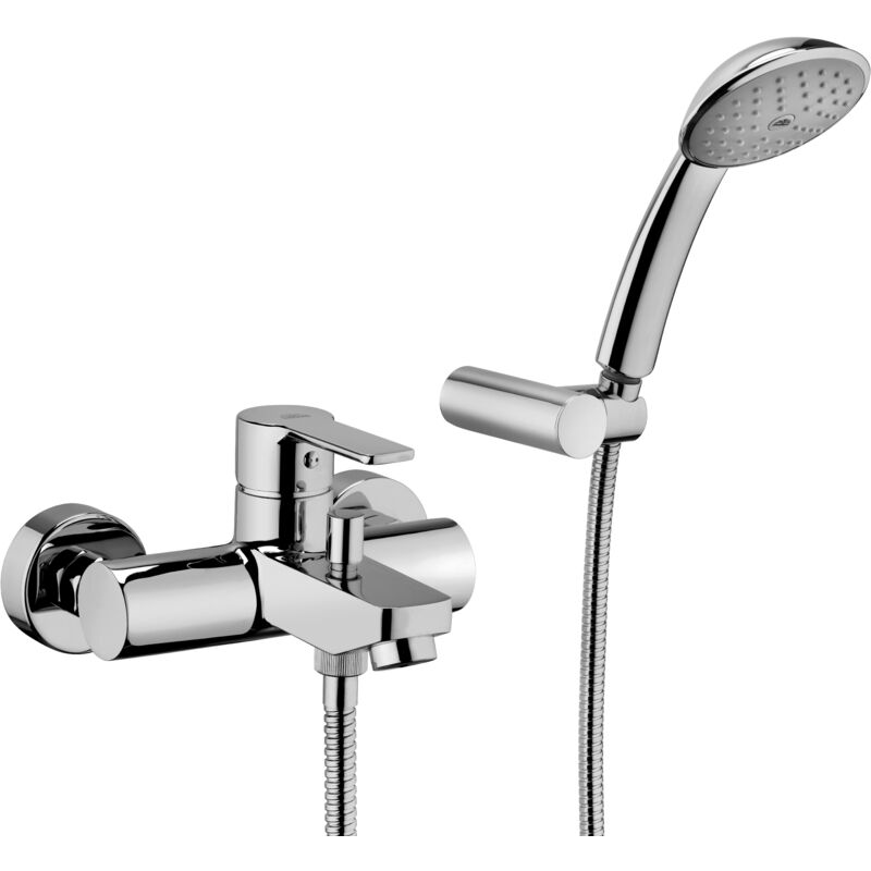 Mezclador de bañera con soporte de pared completo Red RED024CR | Cromo - Paffoni
Mezclador de bañera con soporte de pared completo Red RED024CR | Cromo - Paffoni