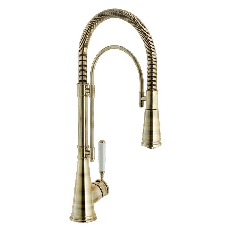 Mezclador de fregadero de cocina de estilo retro Charlie CH75500 | Bronce - Nobili
Mezclador de fregadero de cocina de estilo retro Charlie CH75500 | Bronce - Nobili