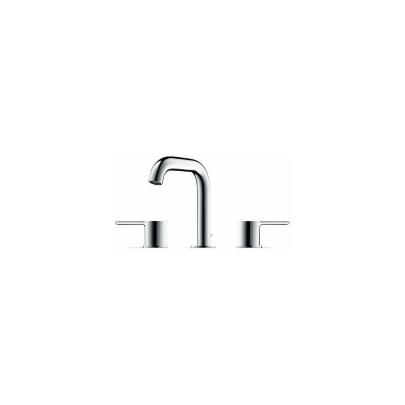 Mezclador para lavabo Duravit C.1 de 3 agujeros, sin desagüe automático, proyección de 140 mm, cromado - C11060003010
Mezclador para lavabo Duravit C.1 de 3 agujeros, sin desagüe automático, proyección de 140 mm, cromado - C11060003010