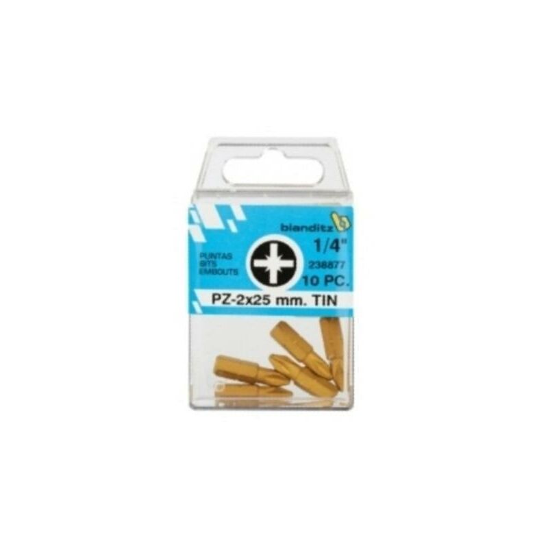 Blister plastico 10unds puntas atornillar 1/4 titanium pz 25mm punta atornill pz3 - Mibricoplus
Blister plastico 10unds puntas atornillar 1/4 titanium pz 25mm punta atornill pz3 - Mibricoplus