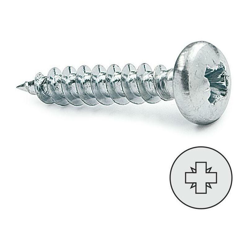 Tornillo rosca madera cabeza redonda poz largo 20mm diámetro 3.5mm (caja 1000) - Mibricoplus
Tornillo rosca madera cabeza redonda poz largo 20mm diámetro 3.5mm (caja 1000) - Mibricoplus