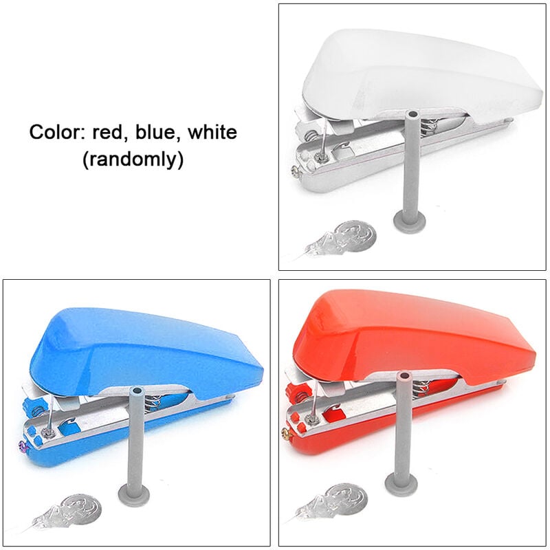 Happyshopping - Mini maquina de coser manual portatil para ropa, herramientas de costura de bricolaje, herramienta de costura practica de tela de tela
Happyshopping - Mini maquina de coser manual portatil para ropa, herramientas de costura de bricolaje, herramienta de costura practica de tela de tela