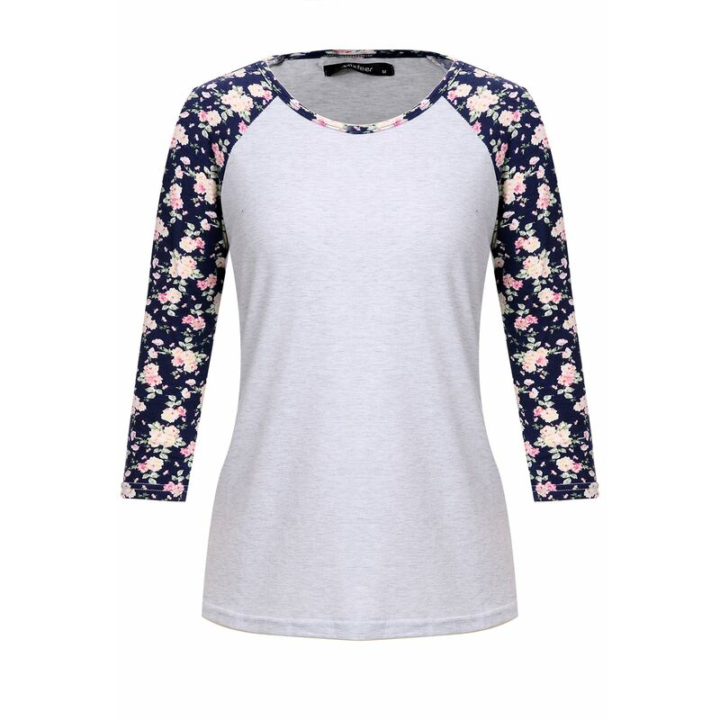 playera holgada de manga larga informal con estampado floral para mujer,Gris claro L - Mixfeer
playera holgada de manga larga informal con estampado floral para mujer,Gris claro L - Mixfeer