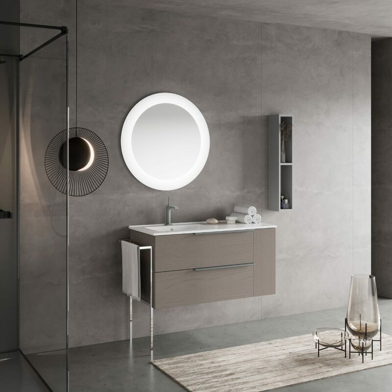 Kiamami Valentina - MOBILE BAGNO SOSPESO 100CM CASSETTI GRIGIO FRASSINO VANO LATERALE
Kiamami Valentina - MOBILE BAGNO SOSPESO 100CM CASSETTI GRIGIO FRASSINO VANO LATERALE