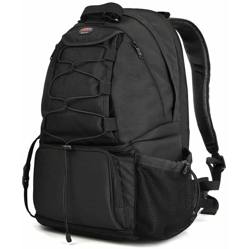 Mochila para cámara, bolsa grande impermeable para cámara DSLR con compartimentos para computadora portátil de 15.6 ", cubierta para lluvia, mochila
Mochila para cámara, bolsa grande impermeable para cámara DSLR con compartimentos para computadora portátil de 15.6 ", cubierta para lluvia, mochila