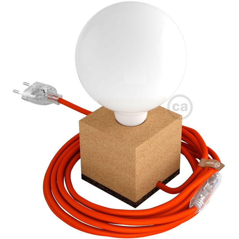 MoCo Posaluce Cubo de corcho natural completo con cable textil, interruptor y enchufe de 2 polos | Sin bombilla - Corcho natural - RM15 - Corcho
MoCo Posaluce Cubo de corcho natural completo con cable textil, interruptor y enchufe de 2 polos | Sin bombilla - Corcho natural - RM15 - Corcho