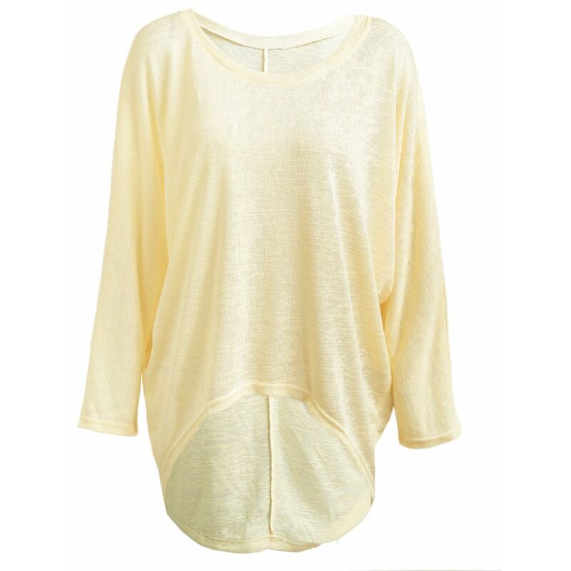 Moda Mujer Blusas O cuello Batwing Manga larga Dobladillo irregular Casual Camisas solidas sueltas Top 9 colores,Beige, XL
Moda Mujer Blusas O cuello Batwing Manga larga Dobladillo irregular Casual Camisas solidas sueltas Top 9 colores,Beige, XL