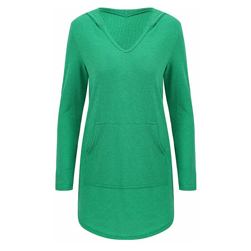 Moda Mujer Sudaderas con capucha Solido Manga larga Bolsillo Casual Pullover Tops con capucha Blusa,Verde, XXL
Moda Mujer Sudaderas con capucha Solido Manga larga Bolsillo Casual Pullover Tops con capucha Blusa,Verde, XXL