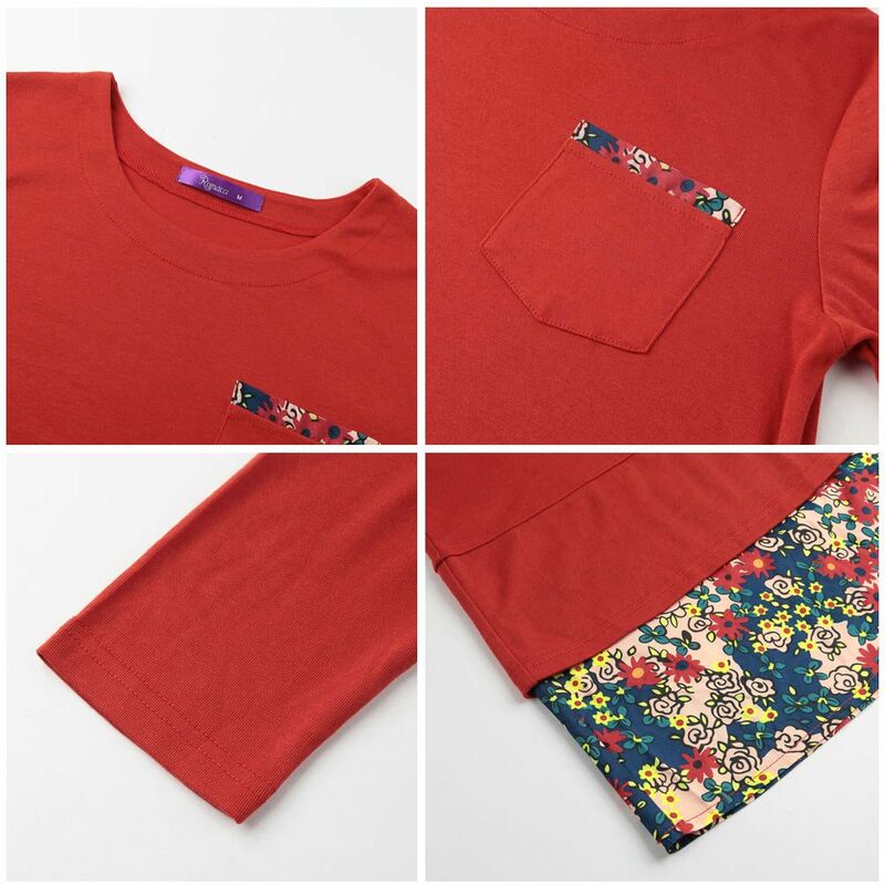 Moda mujer vestido vintage cuello redondo bolsillo floral dobladillo manga larga casual mini vestido suelto,Naranja, XXXXL
Moda mujer vestido vintage cuello redondo bolsillo floral dobladillo manga larga casual mini vestido suelto,Naranja, XXXXL