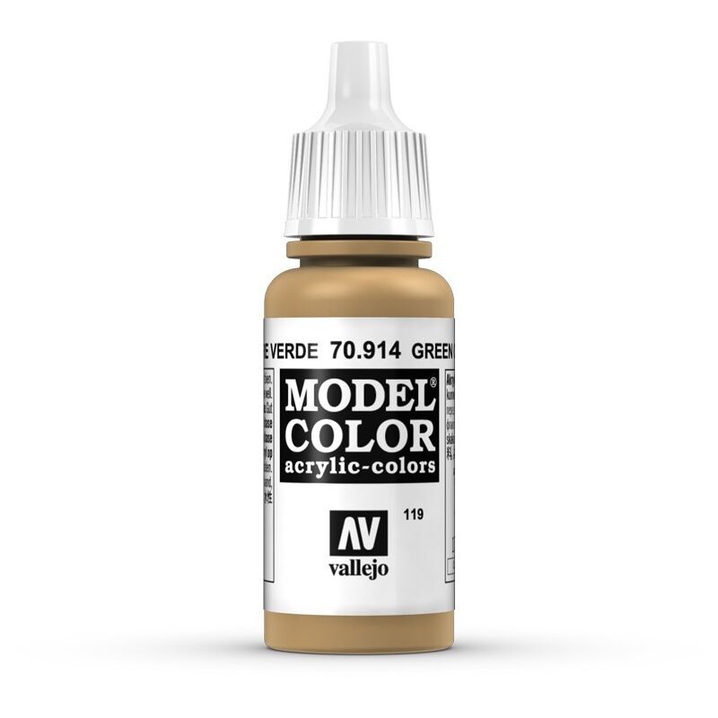 Acrylicos Vallejo - MODEL COLOR PINTURA ACRILICA MATE 17 ML | COLOR: 914 Ocre Verde - 914 Ocre Verde
Acrylicos Vallejo - MODEL COLOR PINTURA ACRILICA MATE 17 ML | COLOR: 914 Ocre Verde - 914 Ocre Verde