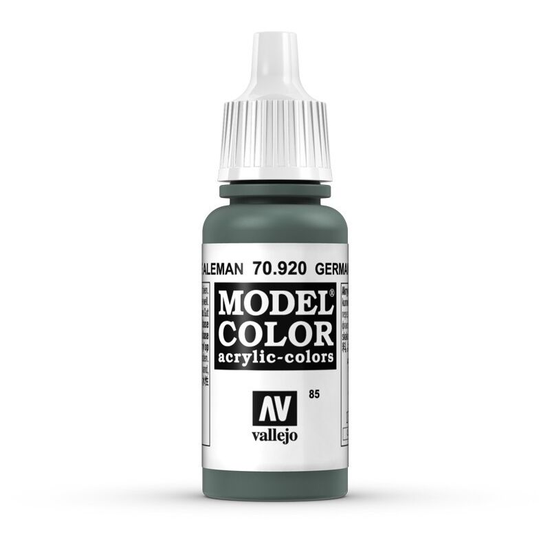 Acrylicos Vallejo - MODEL COLOR PINTURA ACRILICA MATE 17 ML | COLOR: 920 Uniforme Alemán - 920 Uniforme Alemán
Acrylicos Vallejo - MODEL COLOR PINTURA ACRILICA MATE 17 ML | COLOR: 920 Uniforme Alemán - 920 Uniforme Alemán