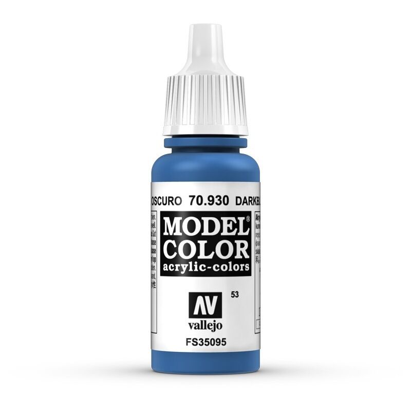 Acrylicos Vallejo - MODEL COLOR PINTURA ACRILICA MATE 17 ML | COLOR: 930 Azul Oscuro FS35095 - 930 Azul Oscuro FS35095
Acrylicos Vallejo - MODEL COLOR PINTURA ACRILICA MATE 17 ML | COLOR: 930 Azul Oscuro FS35095 - 930 Azul Oscuro FS35095