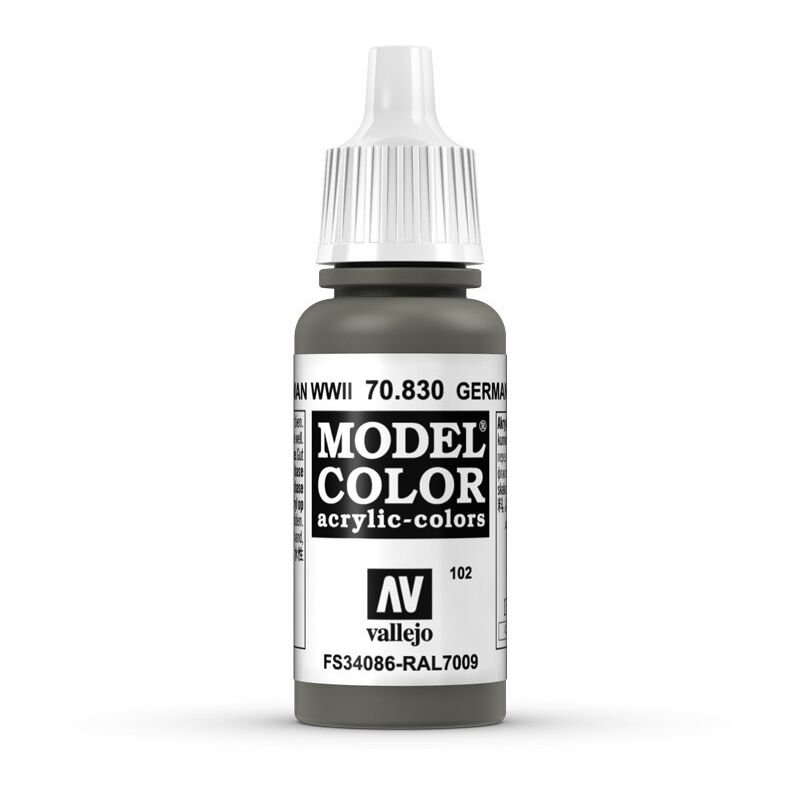 MODEL COLOR PINTURA ACRILICA MATE 17 ML | COLOR: 830 Verde Alemán WWII - 830 Verde Alemán WWII
MODEL COLOR PINTURA ACRILICA MATE 17 ML | COLOR: 830 Verde Alemán WWII - 830 Verde Alemán WWII