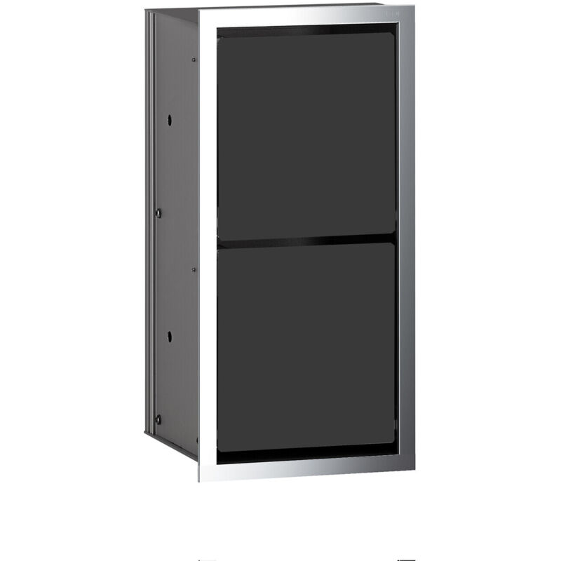 Módulo inodoro empotrado ASIS 150 rollo 344mm cromo / negro
Módulo inodoro empotrado ASIS 150 rollo 344mm cromo / negro