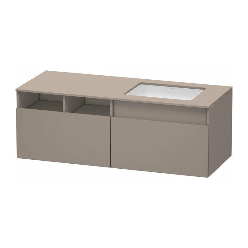 Duravit - Mueble bajo lavabo 550x1400x500m DURASTYLE con corte recto basalto mate / basalto mate
Duravit - Mueble bajo lavabo 550x1400x500m DURASTYLE con corte recto basalto mate / basalto mate