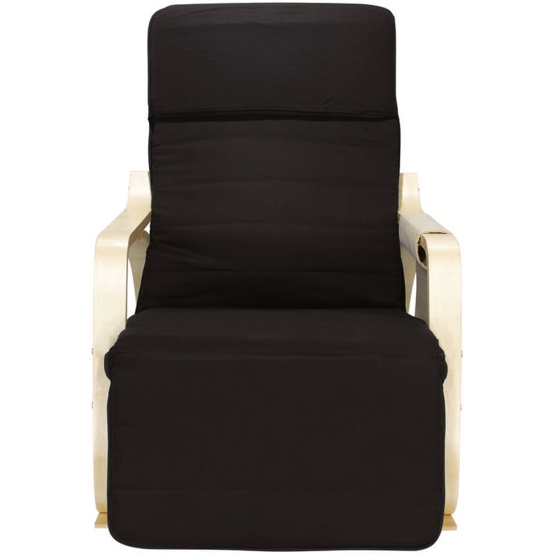 Mecedora Almohadón Relax con Estructura de Madera con Reposapiernas Ajustable - Negro - Mog Casa
Mecedora Almohadón Relax con Estructura de Madera con Reposapiernas Ajustable - Negro - Mog Casa