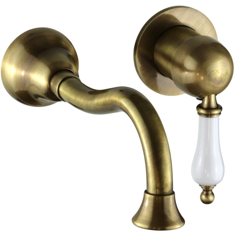 Palas lavabo empotrado en pared con boca larga 190 mm Resp Caesar 324 | Bronce - Blanco
Palas lavabo empotrado en pared con boca larga 190 mm Resp Caesar 324 | Bronce - Blanco