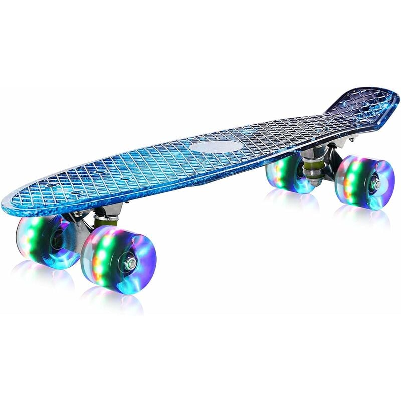 Monopatín Cruiser Skateboard, monopatín Completo con rodamientos ABEC-7, Mini monopatín para niños, Adolescentes y Adultos, monopatín Juvenil azul
Monopatín Cruiser Skateboard, monopatín Completo con rodamientos ABEC-7, Mini monopatín para niños, Adolescentes y Adultos, monopatín Juvenil azul