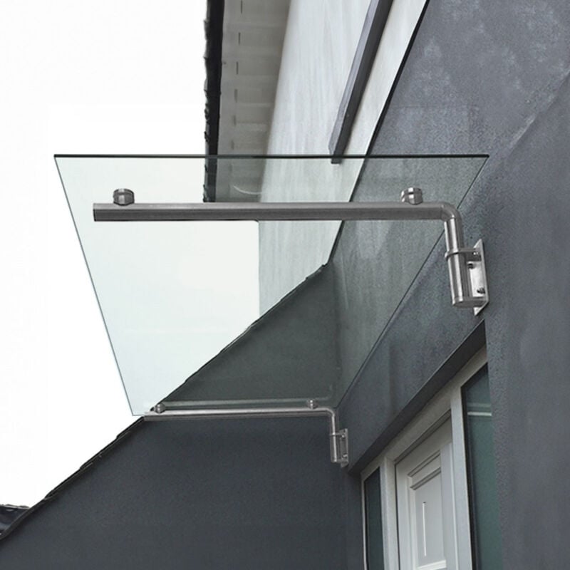 MonsterShop - Toldo de Cristal 144cm x 80cm con Soportes en Acero Inoxidable para Puertas Externas
MonsterShop - Toldo de Cristal 144cm x 80cm con Soportes en Acero Inoxidable para Puertas Externas