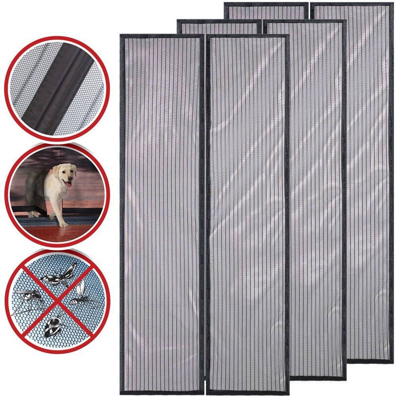 Mosquiteras Ventana y Puerta Autocierre Magnético Central Mosquitera Fácil Montaje 210 x 49,5 (x2)
Mosquiteras Ventana y Puerta Autocierre Magnético Central Mosquitera Fácil Montaje 210 x 49,5 (x2)