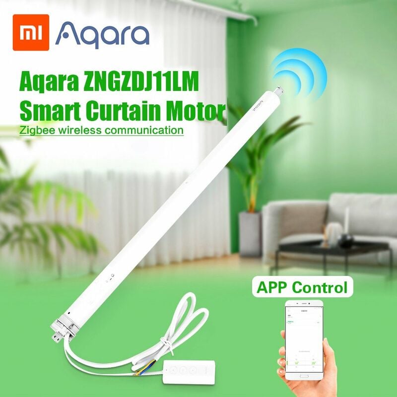 Motor de persiana enrollable ZNGZDJ11LM Motor de cortina inteligente inteligente ZiGBee Smart Home Smarphone APP Control remoto - Aqara
Motor de persiana enrollable ZNGZDJ11LM Motor de cortina inteligente inteligente ZiGBee Smart Home Smarphone APP Control remoto - Aqara