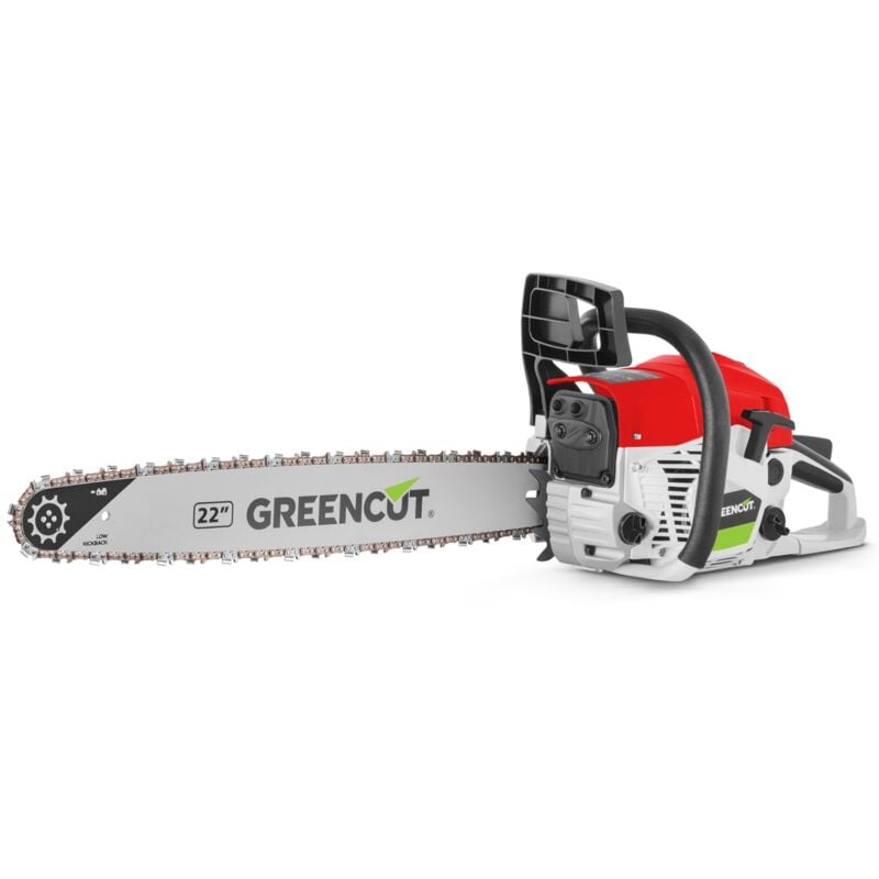 Greencut - Motosierra de gasolina espada 22”, motor térmico 2 tiempos 68cc 3.9cv, longitud corte 55.8cm, ideal talar troncos ligeros, peso 7.5kg
Greencut - Motosierra de gasolina espada 22”, motor térmico 2 tiempos 68cc 3.9cv, longitud corte 55.8cm, ideal talar troncos ligeros, peso 7.5kg