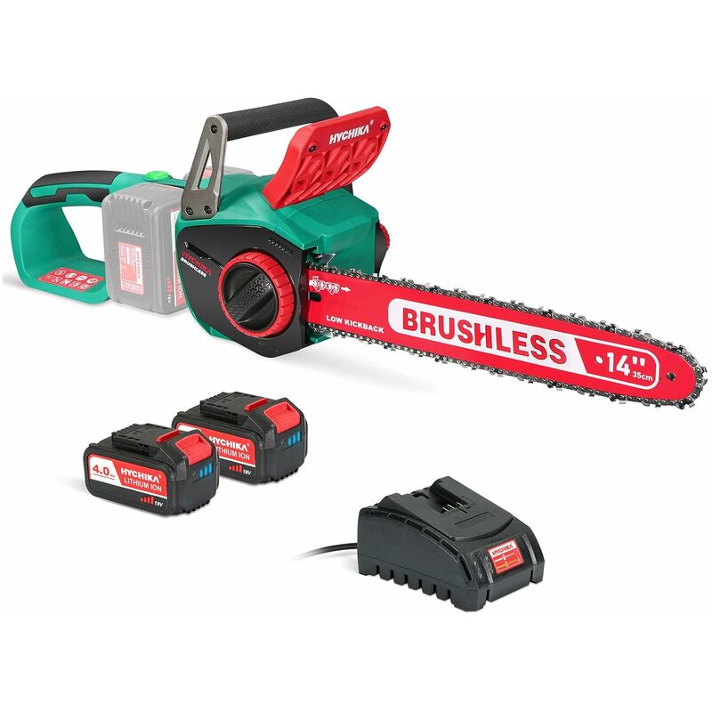 Motosierra Eléctrica Brushless 36V, HYCHIKA con motor potente, 2 Velocidad (16 m/s Max), Autolubricación, Tensionar y Cambiar Cadena Fácilmente,
Motosierra Eléctrica Brushless 36V, HYCHIKA con motor potente, 2 Velocidad (16 m/s Max), Autolubricación, Tensionar y Cambiar Cadena Fácilmente,