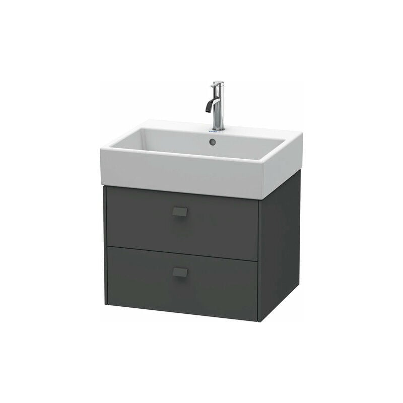 Mueble bajo encimera Duravit Brioso 58,4 x 45,9 cm, 2 cajones, con sifón y delantal, para lavabo Vero Air 235060, Color (frente/cuerpo): Grafito mate
Mueble bajo encimera Duravit Brioso 58,4 x 45,9 cm, 2 cajones, con sifón y delantal, para lavabo Vero Air 235060, Color (frente/cuerpo): Grafito mate