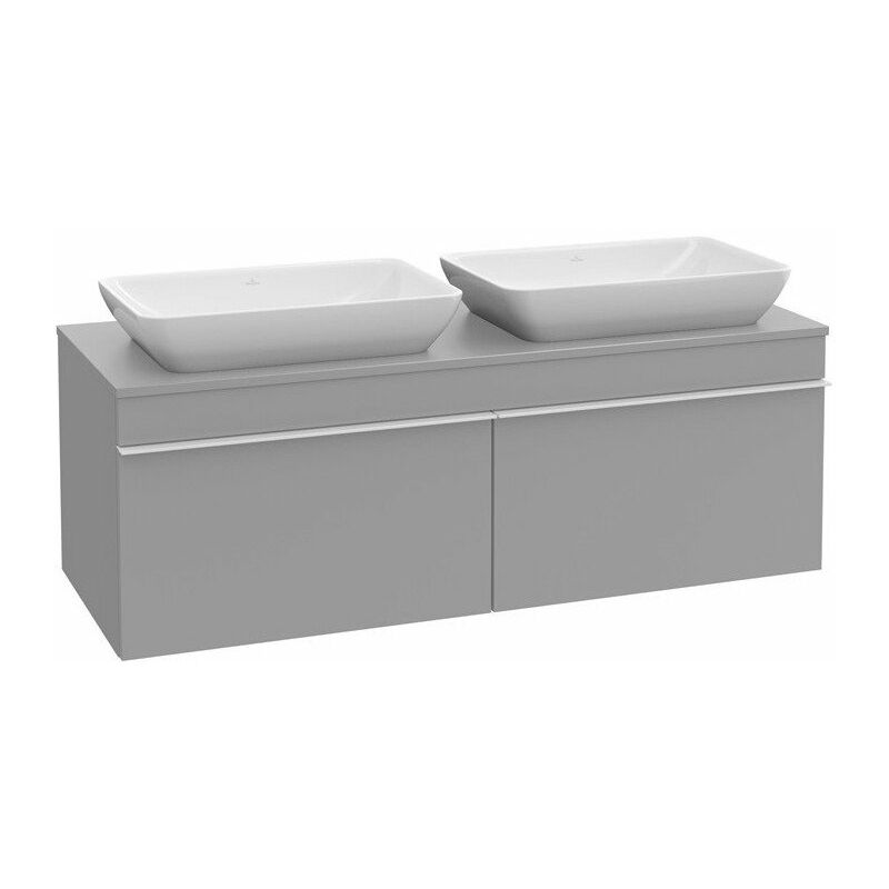 Mueble de baño, 1257 x 436 x 502 mm, modelo suspendido, De madera, para 2 lavabos de roble Santana
Mueble de baño, 1257 x 436 x 502 mm, modelo suspendido, De madera, para 2 lavabos de roble Santana