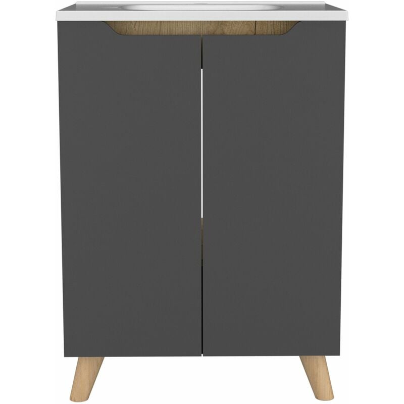 Mueble De Baño De Pie Con Lavamanos Laurent 86 CM A X 60 CM An X 45.5 CM P CM. Duna
Mueble De Baño De Pie Con Lavamanos Laurent 86 CM A X 60 CM An X 45.5 CM P CM. Duna