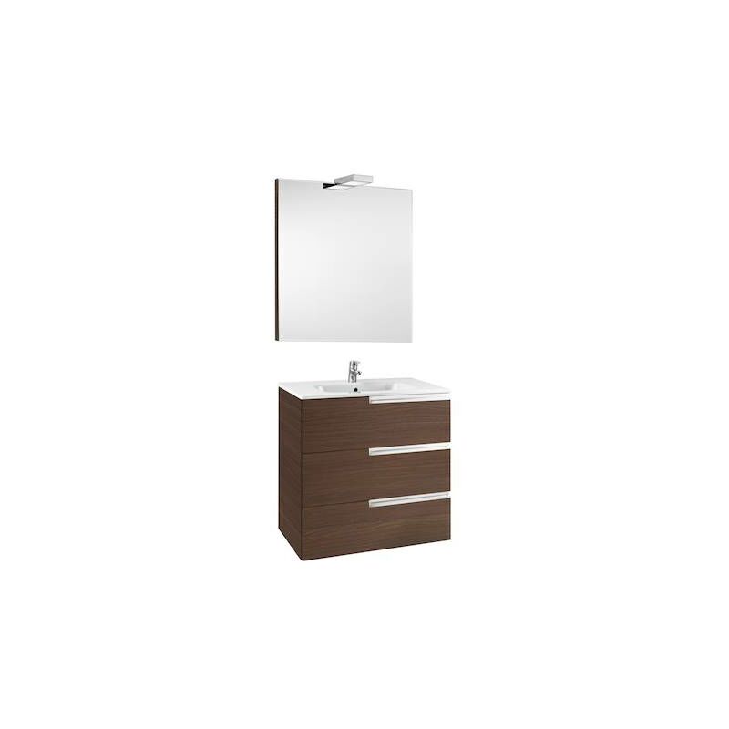 Mueble de baño Roca Victoria-N con lavabo, espejo y aplique LED 900x460x740mm Wenge Texturizado
Mueble de baño Roca Victoria-N con lavabo, espejo y aplique LED 900x460x740mm Wenge Texturizado