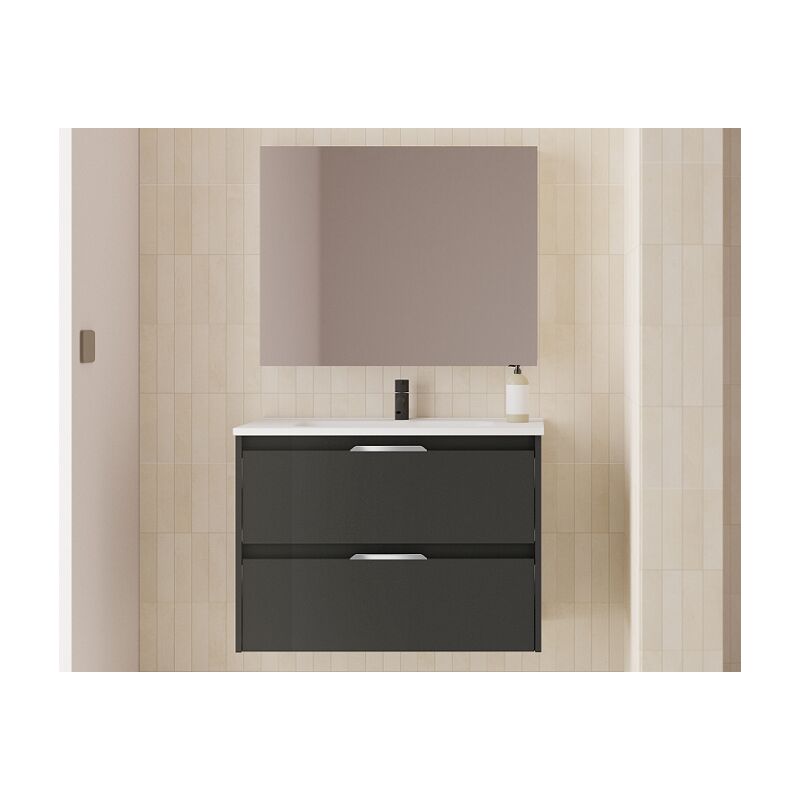 Caesaroo - Mueble de baño suspendido 80 cm Minnesota Antracita con lavabo | 80 cm - Standard - Antracite
Caesaroo - Mueble de baño suspendido 80 cm Minnesota Antracita con lavabo | 80 cm - Standard - Antracite