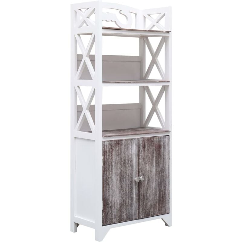 vidaXL Mueble de Cuarto de Baño Madera Paulownia 46x24x116 cm Blanco Marrón - Marrón
vidaXL Mueble de Cuarto de Baño Madera Paulownia 46x24x116 cm Blanco Marrón - Marrón