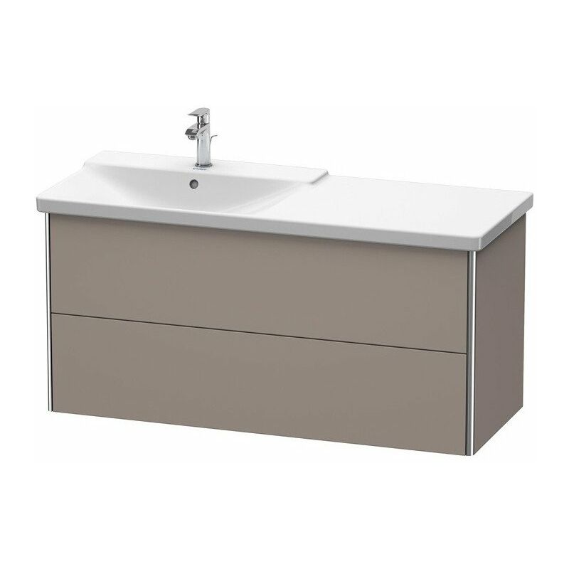 Duravit - Mueble bajo lavabo XSQUARE lavabo izquierdo 565x1210x473mm basalto mate
Duravit - Mueble bajo lavabo XSQUARE lavabo izquierdo 565x1210x473mm basalto mate