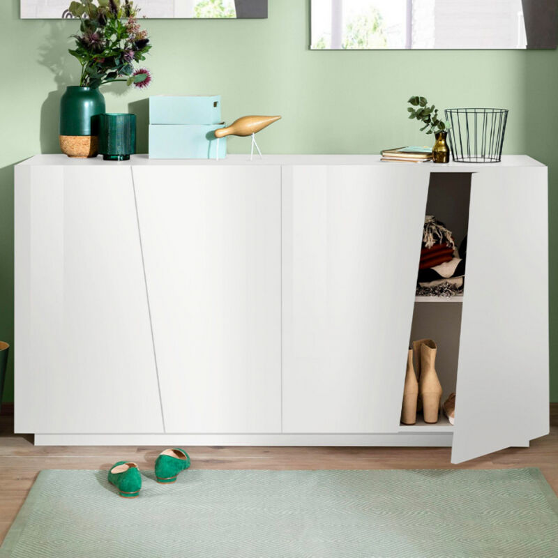 Ahd Amazing Home Design - Mueble salón 160 cm aparador 2 compartimentos 4 puertas blanco brillante Vega Four
Ahd Amazing Home Design - Mueble salón 160 cm aparador 2 compartimentos 4 puertas blanco brillante Vega Four