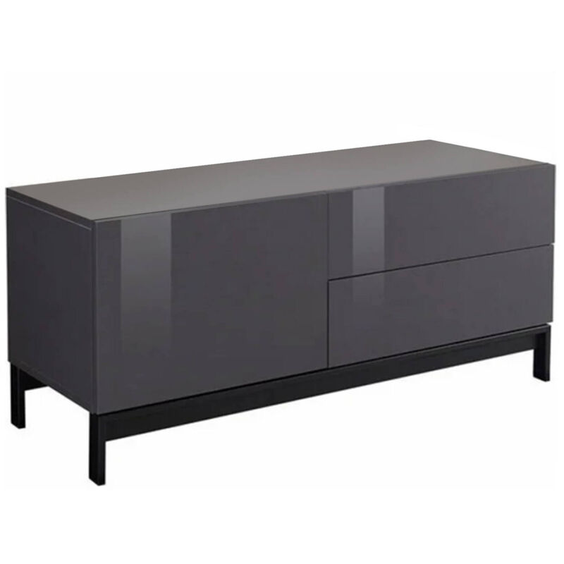 Dmora - Mueble de salón para TV Made in Italy, Soporte para TV elevado para salón, 1 puerta y cajones, 110x40h47 cm, color antracita brillante
Dmora - Mueble de salón para TV Made in Italy, Soporte para TV elevado para salón, 1 puerta y cajones, 110x40h47 cm, color antracita brillante