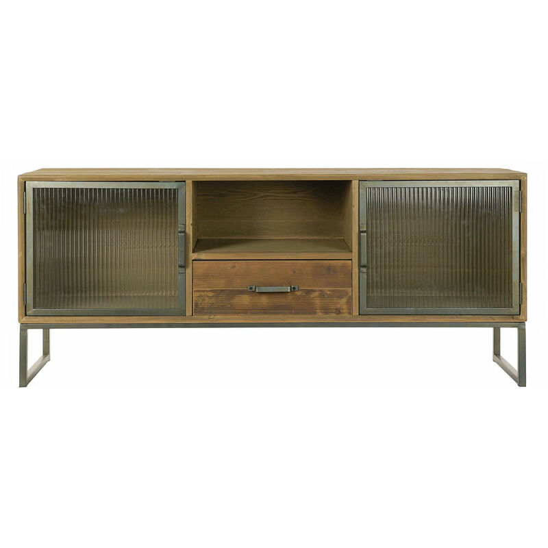 Bh Design - Mueble de TV DKD Home Decor Negro Madera Metal Cristal (140 x 40 x 60 cm) 
Bh Design - Mueble de TV DKD Home Decor Negro Madera Metal Cristal (140 x 40 x 60 cm)