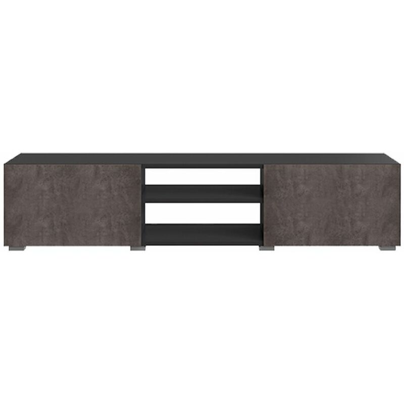 Mueble de TV PODIUM 2 nichos y 2 puertas 140 X 31 negro y hormigón, 140 x 42 x 31 - negro y hormigón
Mueble de TV PODIUM 2 nichos y 2 puertas 140 X 31 negro y hormigón, 140 x 42 x 31 - negro y hormigón