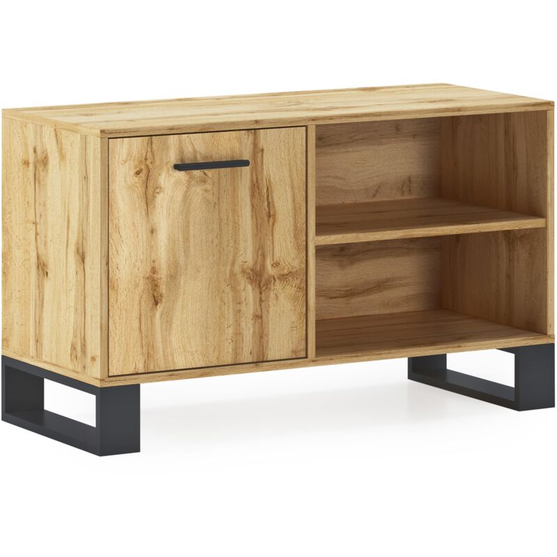 Mueble TV 100 con puerta izquierda, salón comedor, Modelo LOFT, color estructura y de la puerta en Roble Rústico, medidas 95x40x57cm de altura.
Mueble TV 100 con puerta izquierda, salón comedor, Modelo LOFT, color estructura y de la puerta en Roble Rústico, medidas 95x40x57cm de altura.