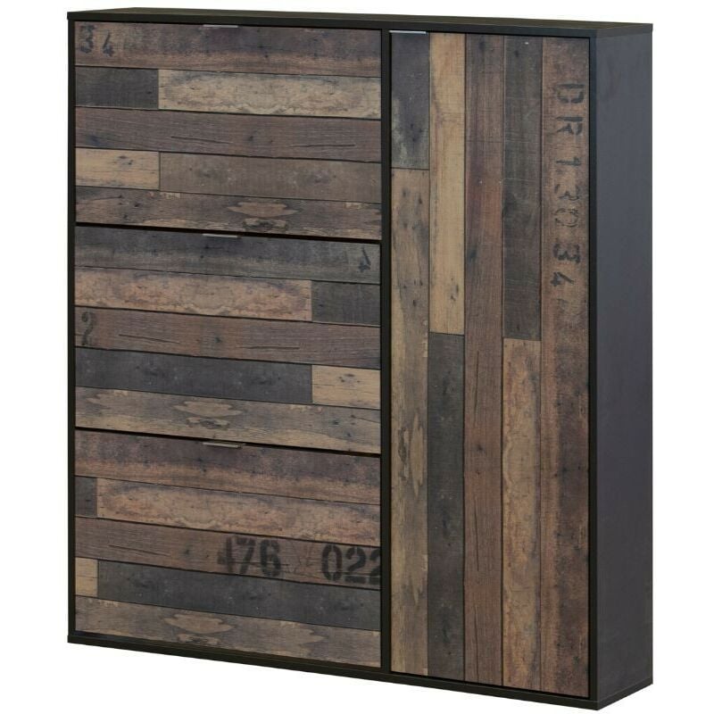 Mueble Zapatero 3 Puertas Abatibles 1 Armario Serigrafiado Pasillo Entrada Estilo Moderno 130x120x24 Cm
Mueble Zapatero 3 Puertas Abatibles 1 Armario Serigrafiado Pasillo Entrada Estilo Moderno 130x120x24 Cm