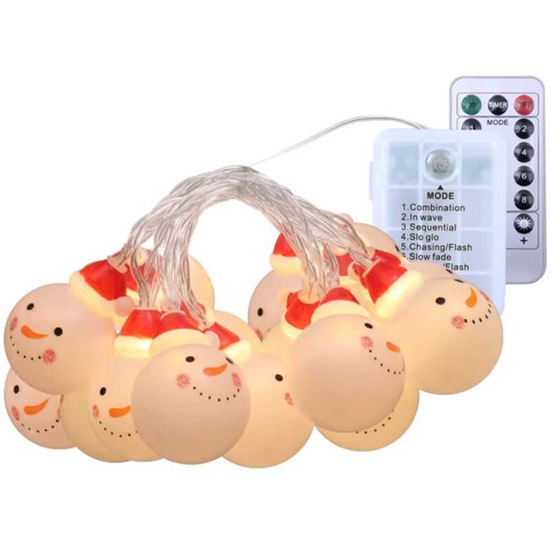 Muneco de nieve intermitente cadena IP44 caliente la bateria parpadeo de luz blanca 8 funciones,1,2 M, 10 LED
Muneco de nieve intermitente cadena IP44 caliente la bateria parpadeo de luz blanca 8 funciones,1,2 M, 10 LED