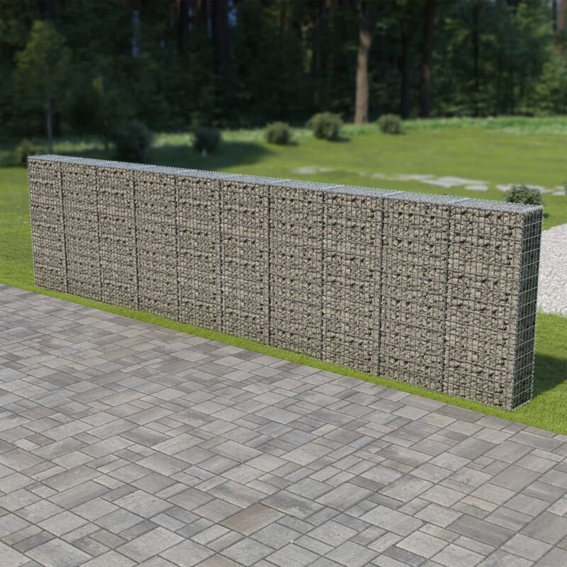 Youthup - Muro de gaviones con cubiertas acero galvanizado 600x30x150 cm - Plateado
Youthup - Muro de gaviones con cubiertas acero galvanizado 600x30x150 cm - Plateado