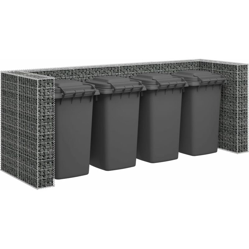 Youthup - Muro de gaviones para contenedor de basura acero 320x100x120 cm - Plateado
Youthup - Muro de gaviones para contenedor de basura acero 320x100x120 cm - Plateado