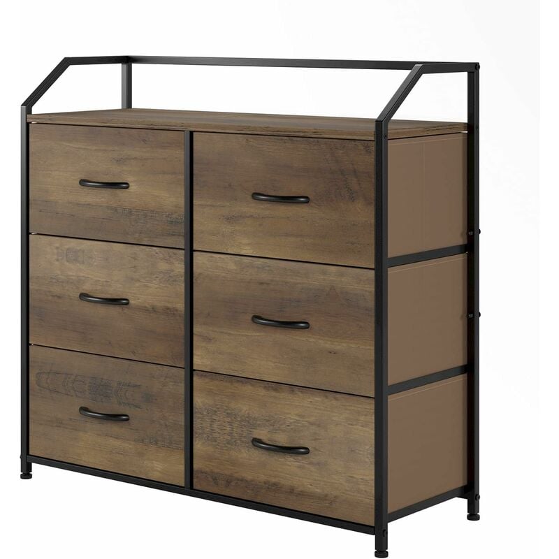 Armario de estilo industrial con compartimentos y 6 cajones, armario independiente, organizador multifuncional para sala de estar, dormitorio,
Armario de estilo industrial con compartimentos y 6 cajones, armario independiente, organizador multifuncional para sala de estar, dormitorio,