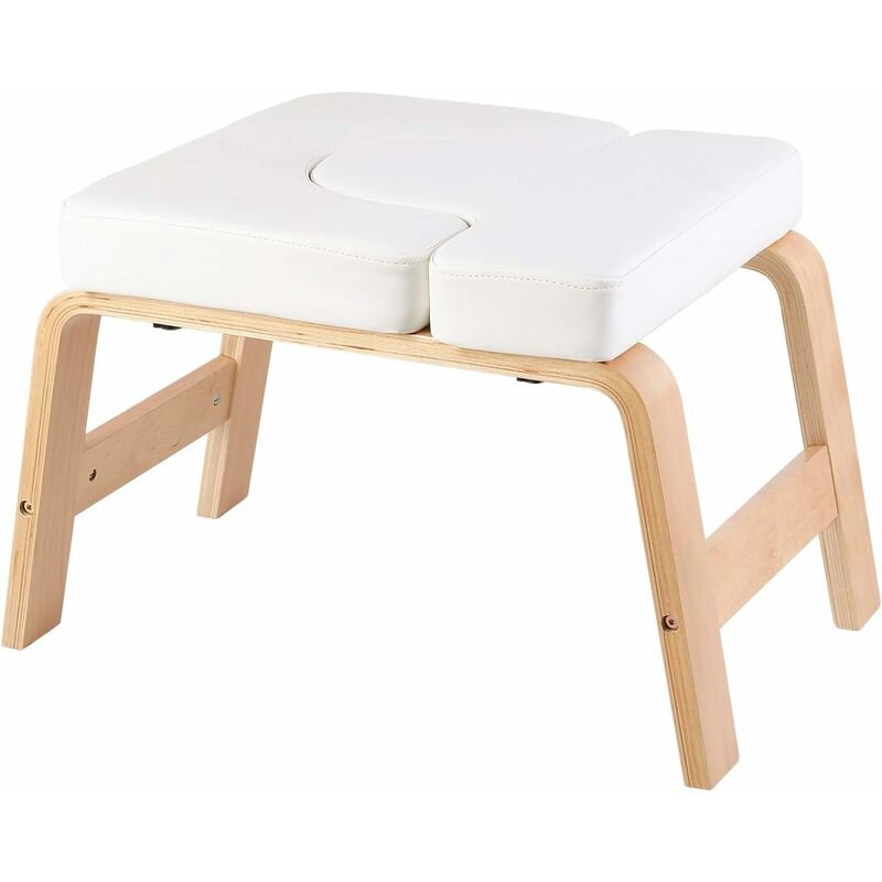 Banco de yoga Taburete de yoga Taburete de inversión de yoga con contrachapado de abedul y cojín de PU 62.5 × 42.5 × 39.5cm Blanco Beige - Mvpower
Banco de yoga Taburete de yoga Taburete de inversión de yoga con contrachapado de abedul y cojín de PU 62.5 × 42.5 × 39.5cm Blanco Beige - Mvpower